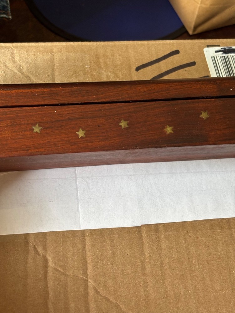 Incense Box Vintage Stars Moon Sun