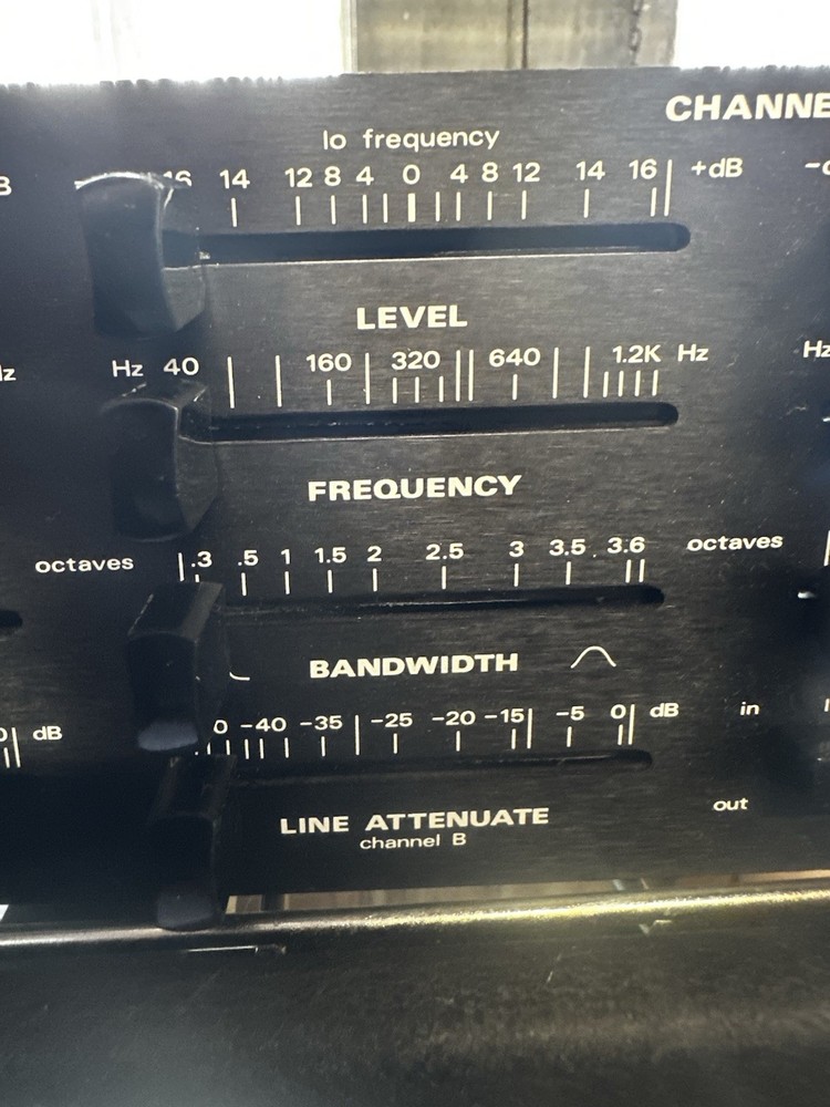 SAE 180 🌈RaRe🌈 Vintage Stereo Parametric Equalizer