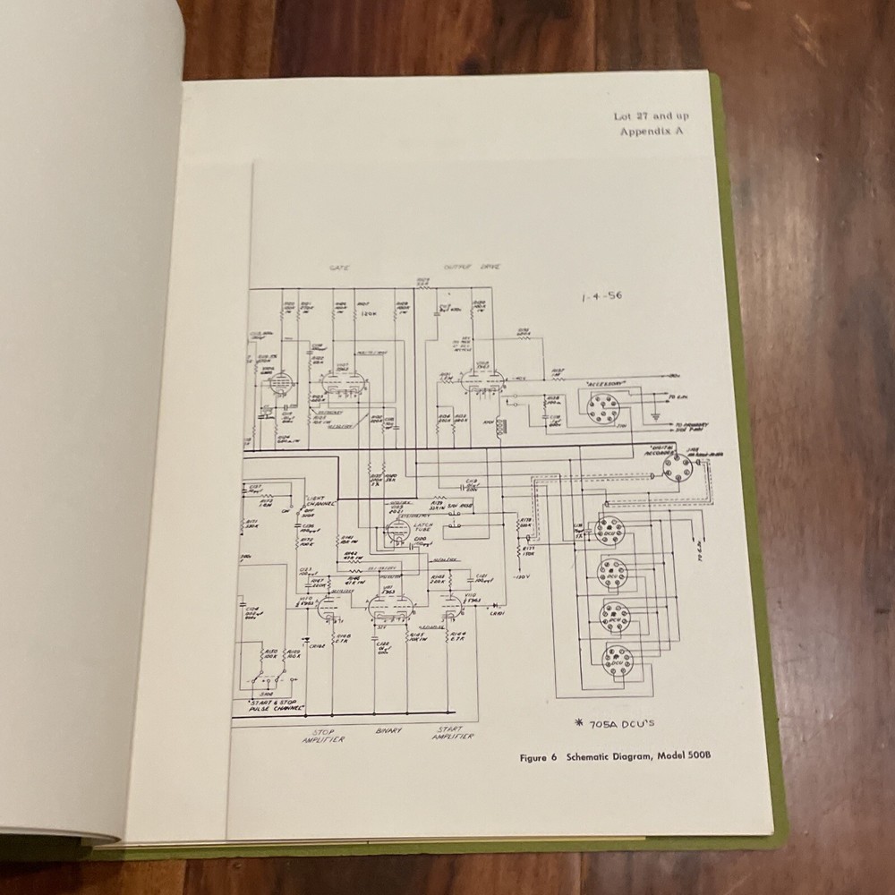 Beckman Model 500B Time Interval Meter Operating & Servicing Manual Dec 1953