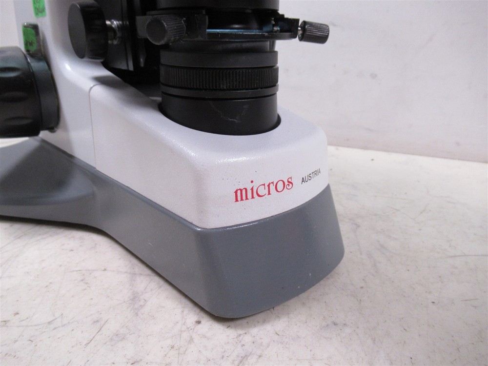 Micros Austria Biological Binocular Microscope MCX100LED w/ 4 Objectives