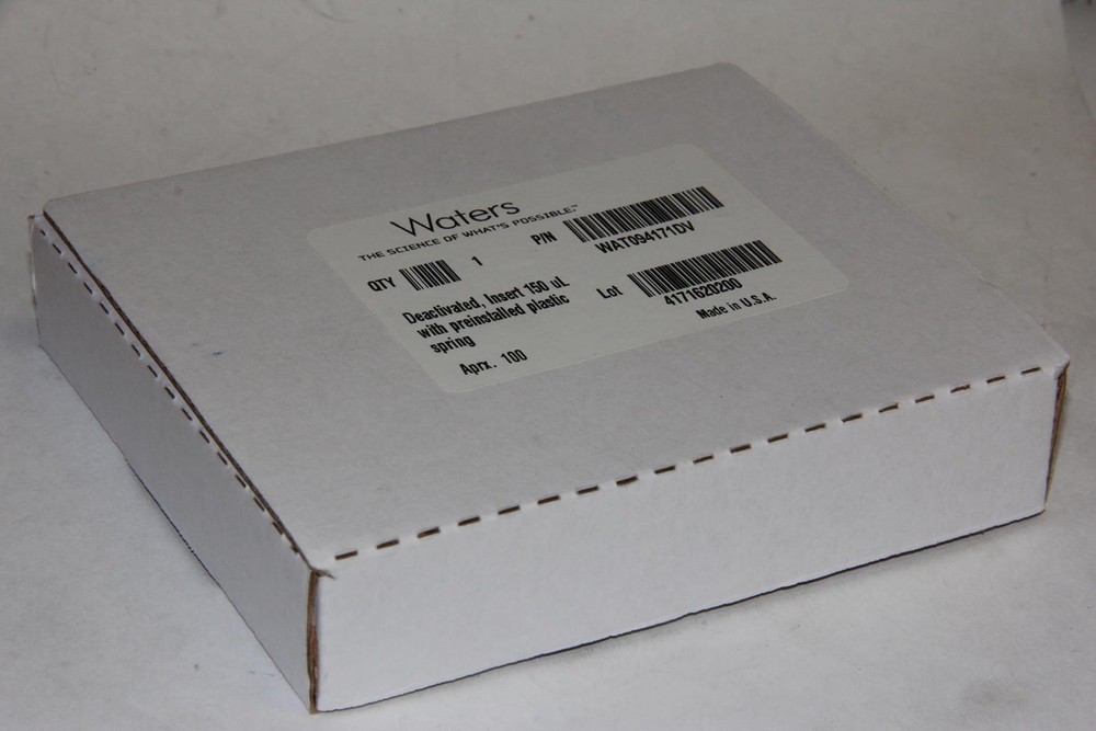 WATERS WAT094171DV 150uL Deactivated Insert w/ Preinstalled Plastic Spring 100X