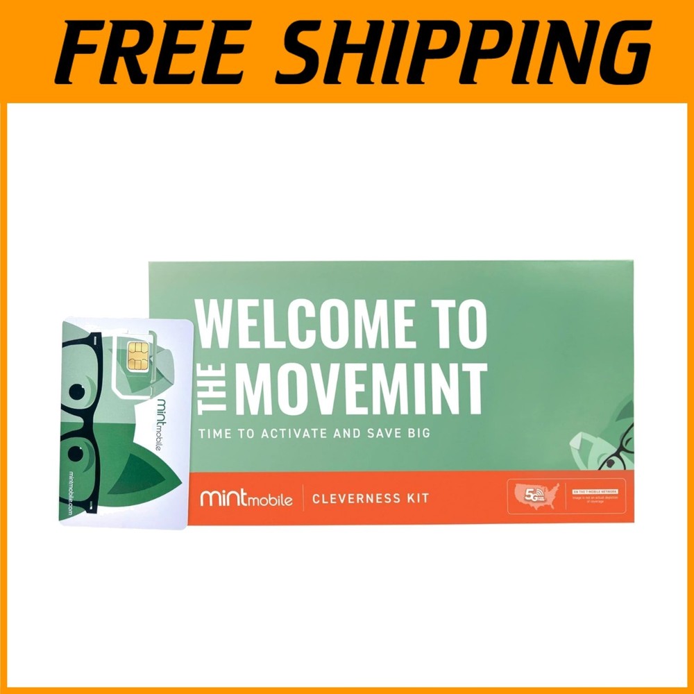 3- Unlimited Talk Text Data Plan + 3-in-1 SIM Card