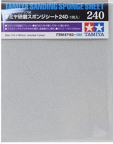 Tamiya 240 Grit Sanding Sponge - #87162