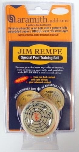 Jim Rempe Training Cue Pool Billiard Ball
