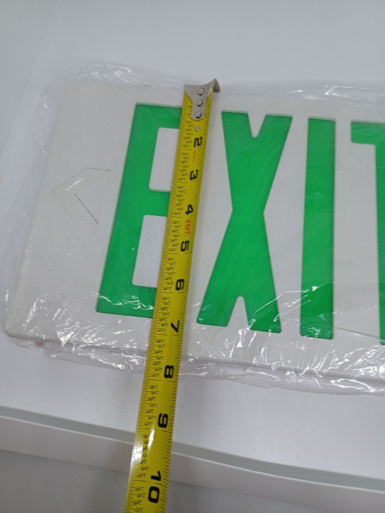 SPECTSUN Double Sided Faced Green Exit Sign with Arrows Model JEE2GWE