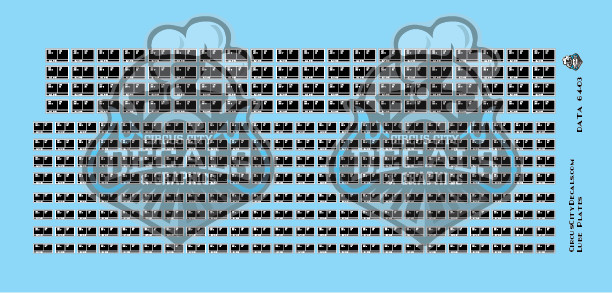 Lube Plate S Scale Decal Set 1:64