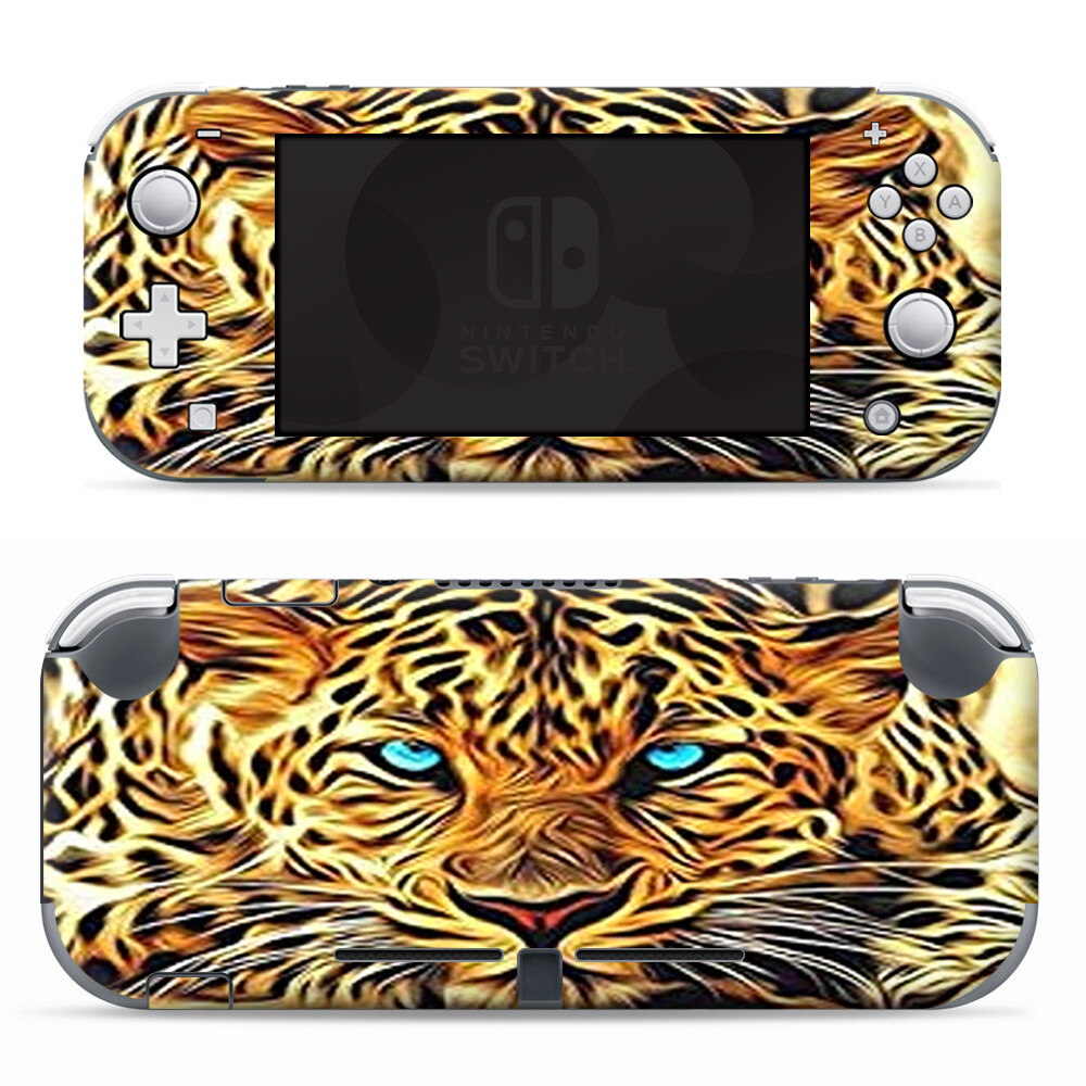Skins Decals wrap for Nintendo Switch Lite - Leopard with Blue Eyes