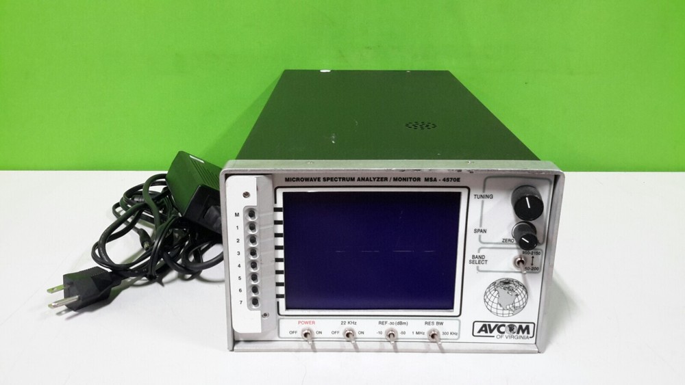 Avcom Microwave Spectrum Analyzer / Monitor MSA-4570E