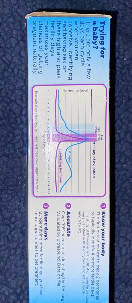 Clearblue Advanced Digital Ovulation Test 10 Count EXP: 02/2026