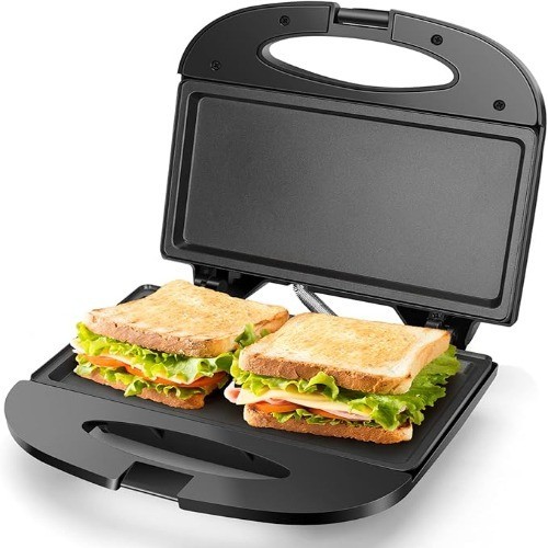 andwich Maker with Non-stick Deep Grid Surface For Egg  Black ETL Certificated