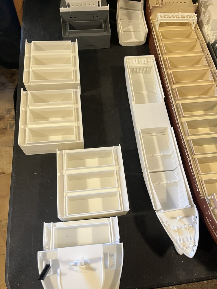 Unpainted/ Unassembled Version, ho scale built Bulk Cargo Ship 28” Long