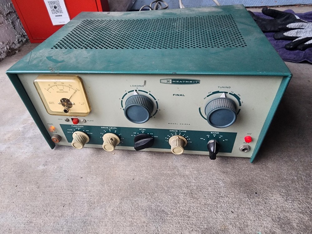 HEATHKIT DX-60A TRANSMITTER - EXCELLENT WORKING CONDITION