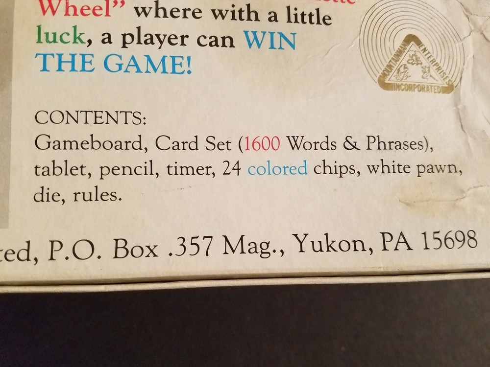 COMPLETE Ready, Aim...Draw! Family Board Game About Outdoors 1988 Drawing Fun