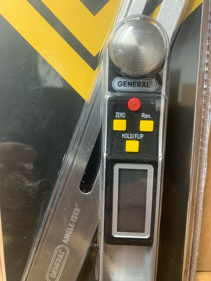 General Tools & Instruments Digital/Analog 2-Tools-in-1 T-Bevel & protractor