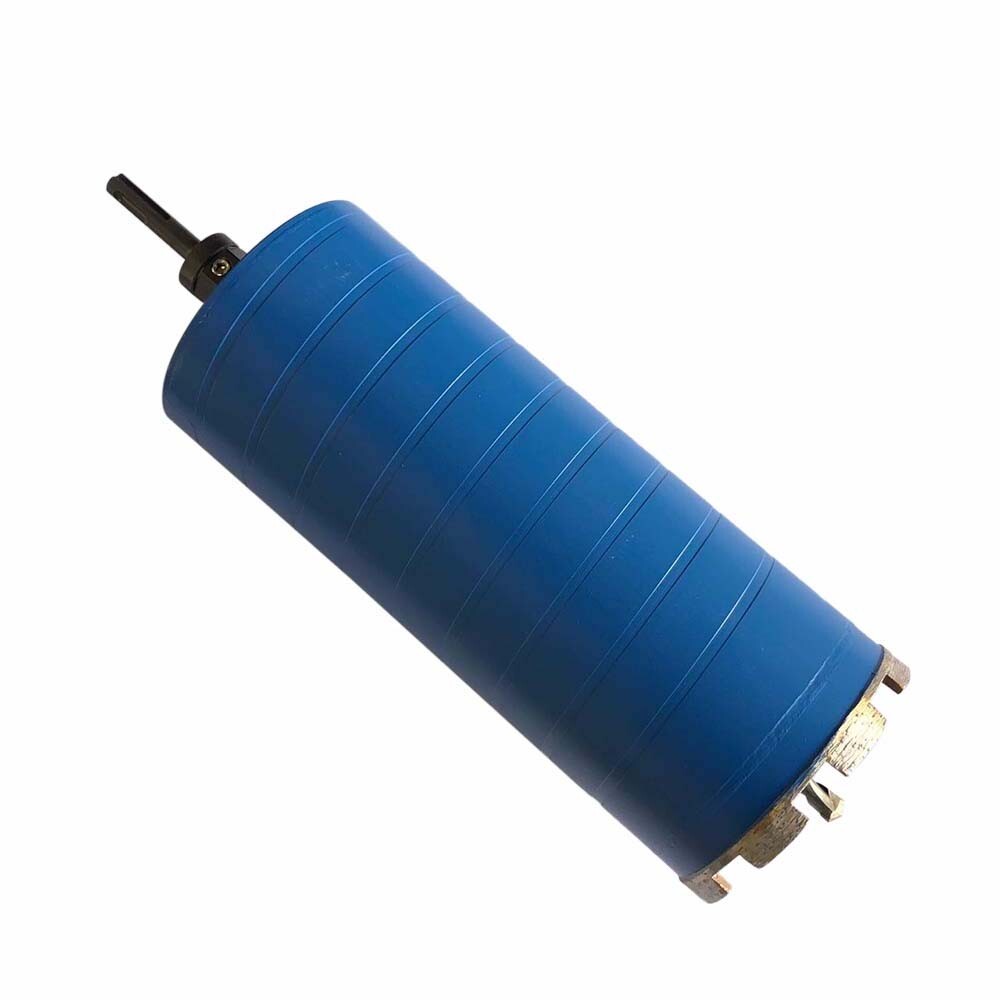 4-1/2" Dry Diamond Core Bit with SDS Plus Pilot Bit Adapter, 5/8"-11 Arbor