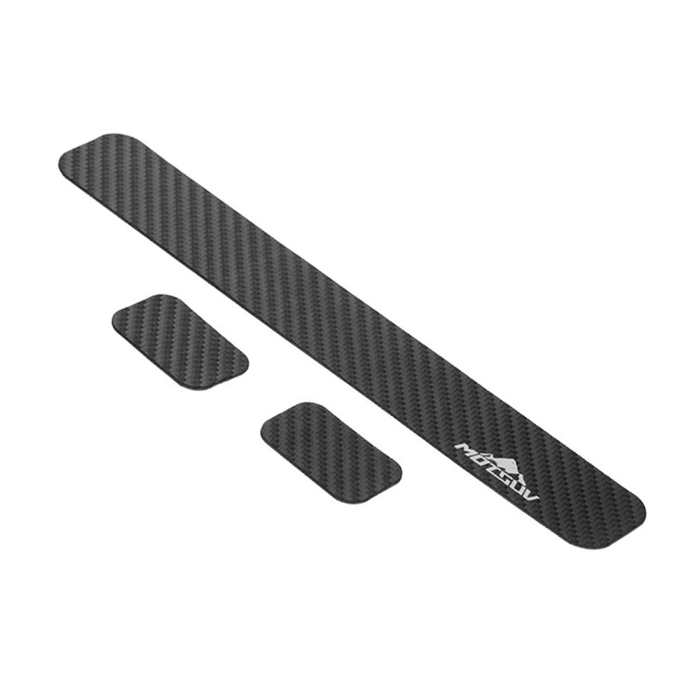 Rust Resistant Bicycle For Chainstay Frame Protector Carbon Fiber Texture