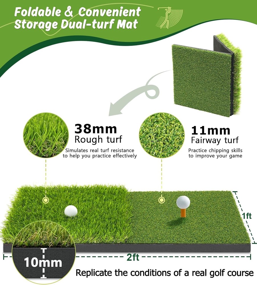 Golf Practice Net 10x7ft Driving Chipping Training