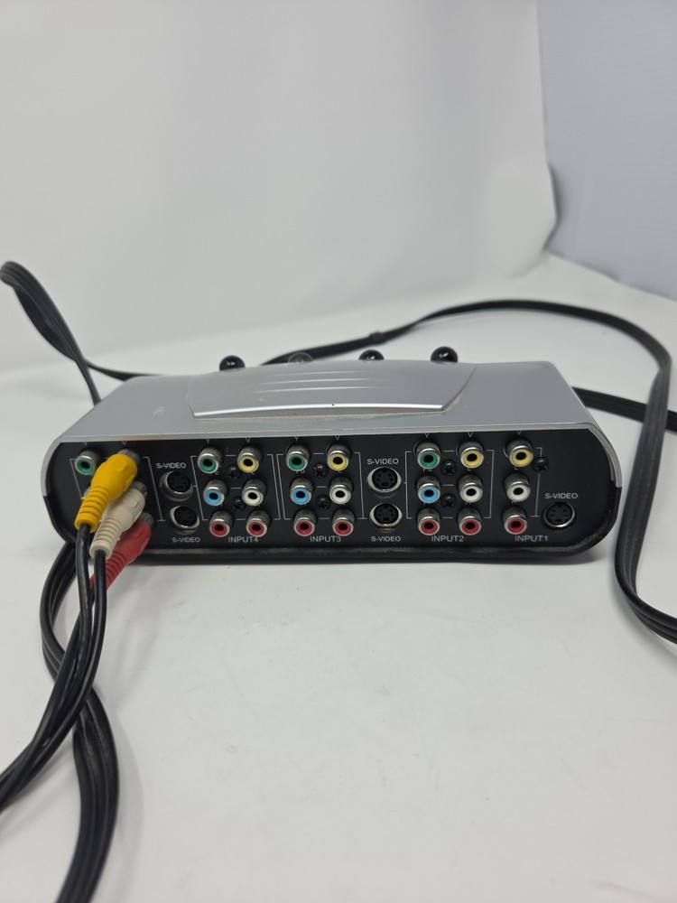 Philips PH61148, A/V Audio/Video 4 Channel Selector Untested