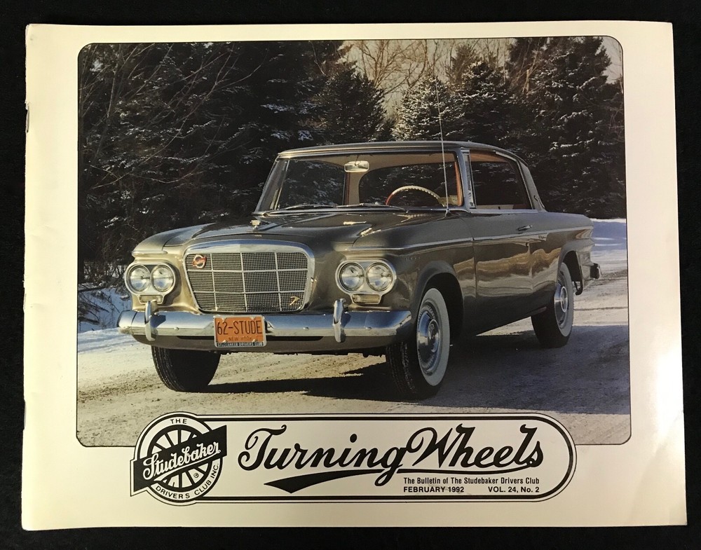 Turning Wheels STUDEBAKER Magazine 11 Issues of Volume 24, 1992