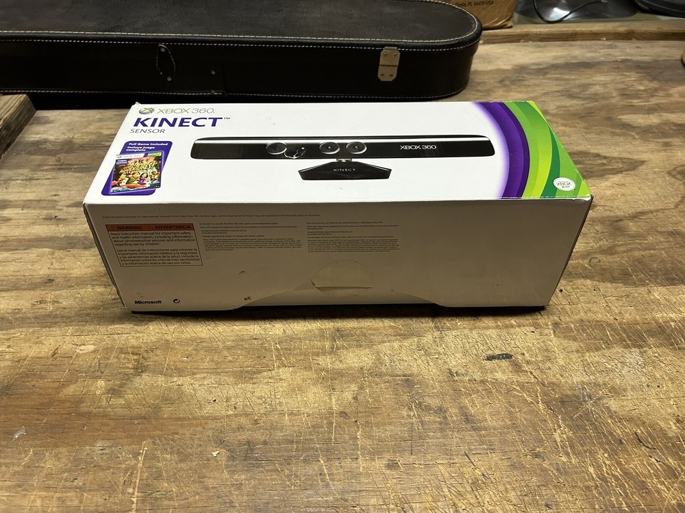 XBOX 360 KINECT MOTION SENSOR CONTROLLER OPEN BOX