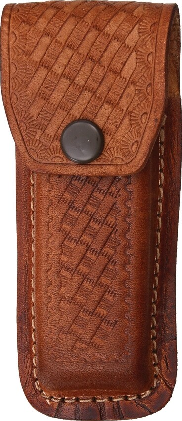 NICE LEATHER FOLDING HUNTER SHEATH 5 INCH 41132
