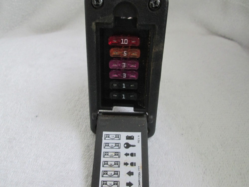 Pride Victory Series Tiller Fuse Box # 1020