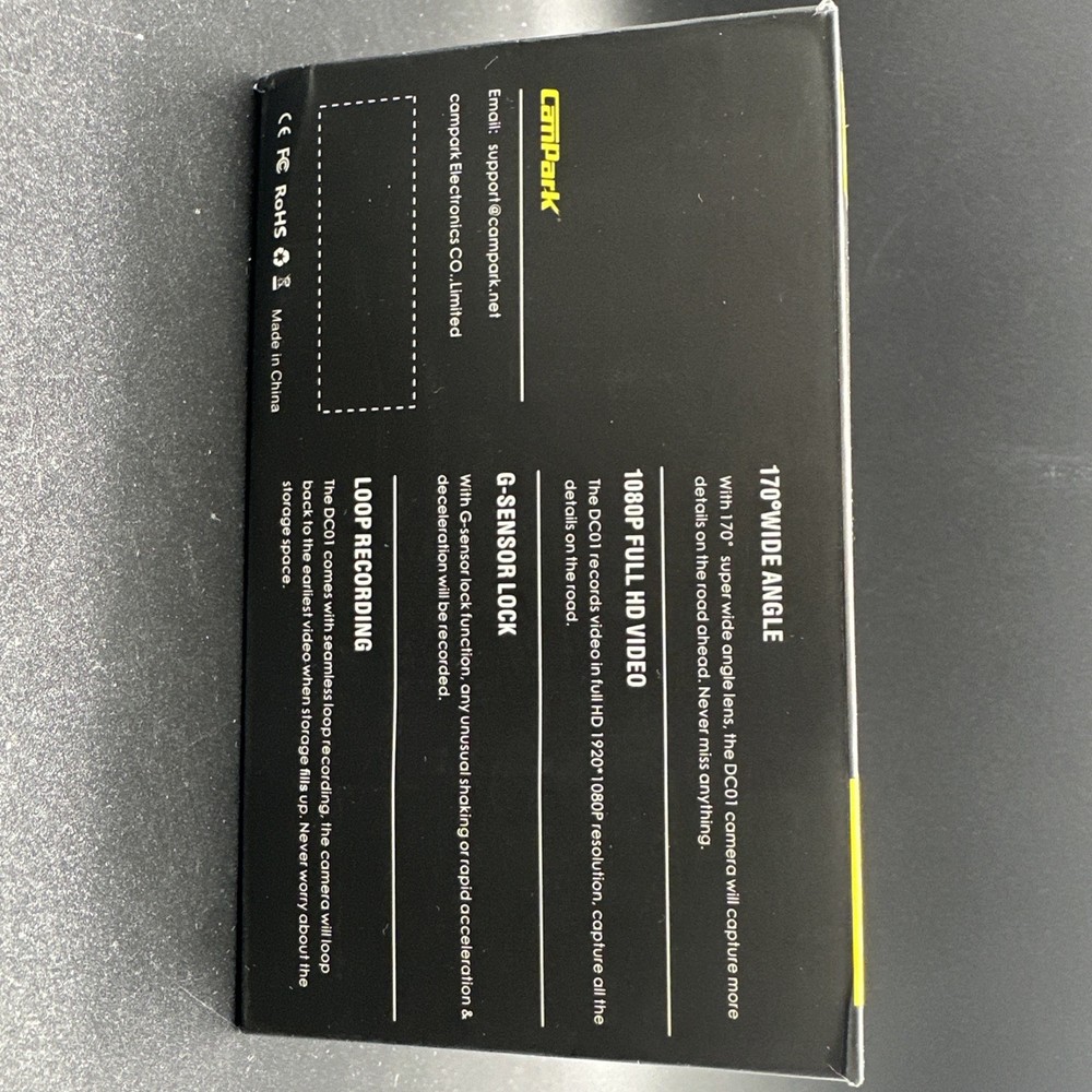 Cam-Pac 1080P Dash Cam FULL HD - Tested