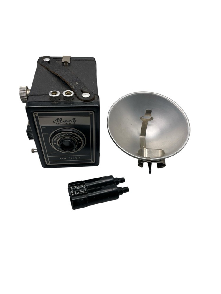 Vintage Macy’s 120 Flash Box Camera-Not Tested