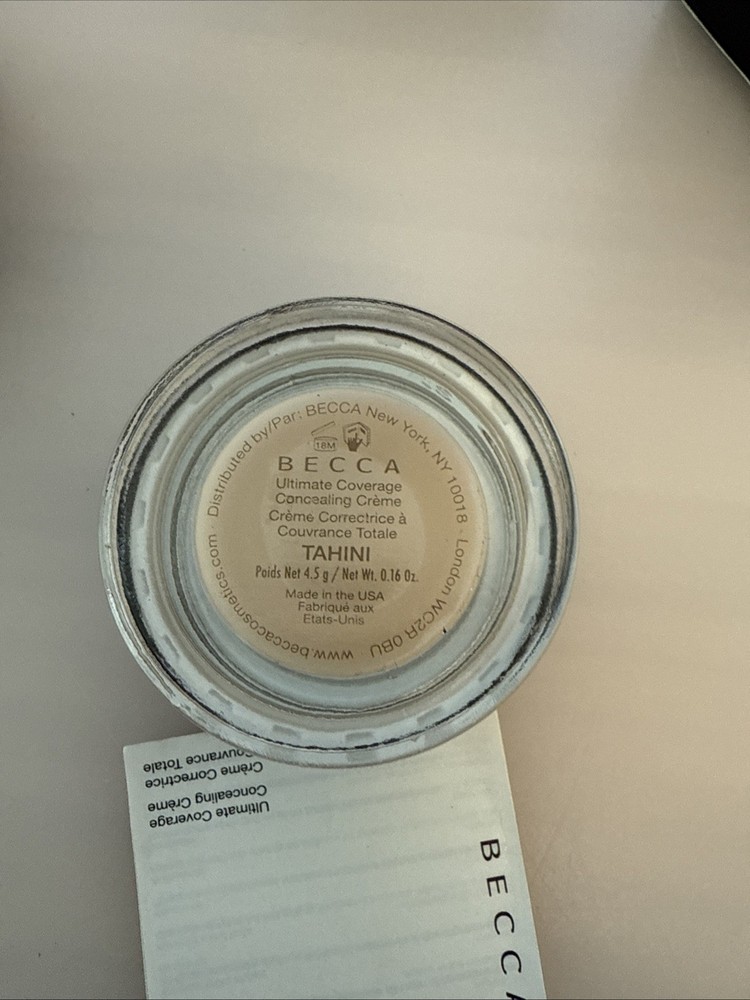 BECCA Ultimate Coverage Concealing Creme .16 oz TAHINI