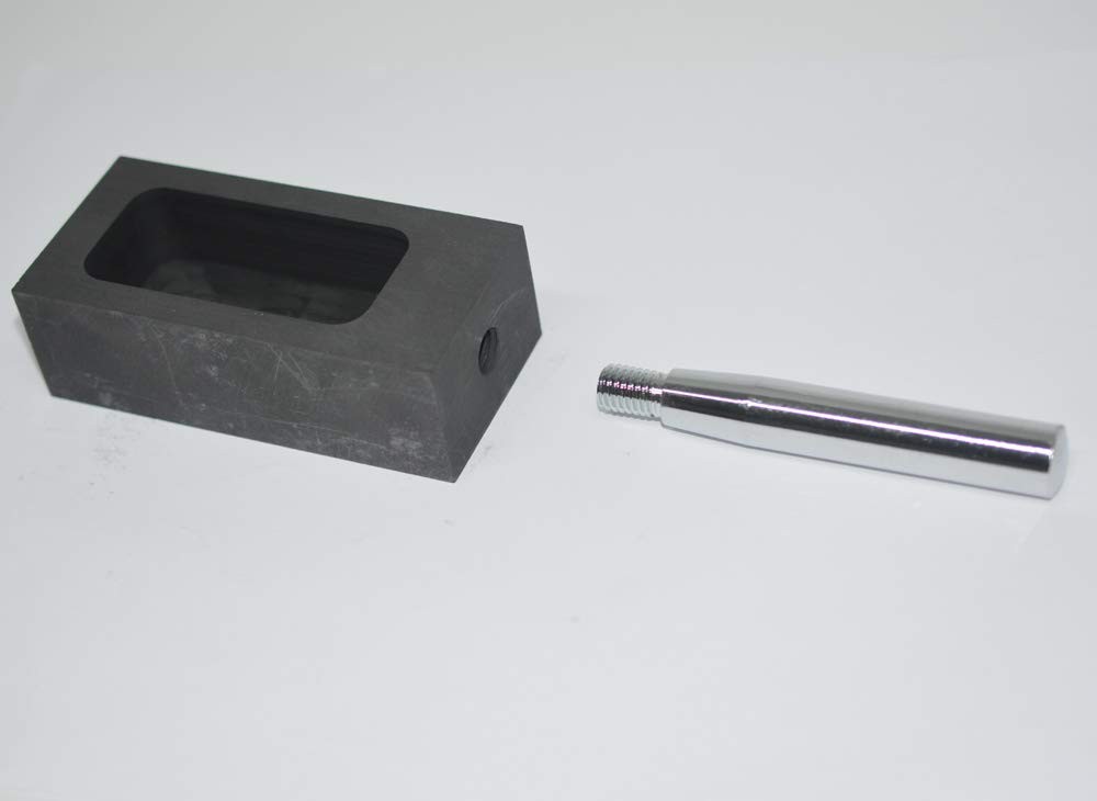 Gold Silver Graphite Ingot Mold Mould Crucible for Melting Casting Refining w...