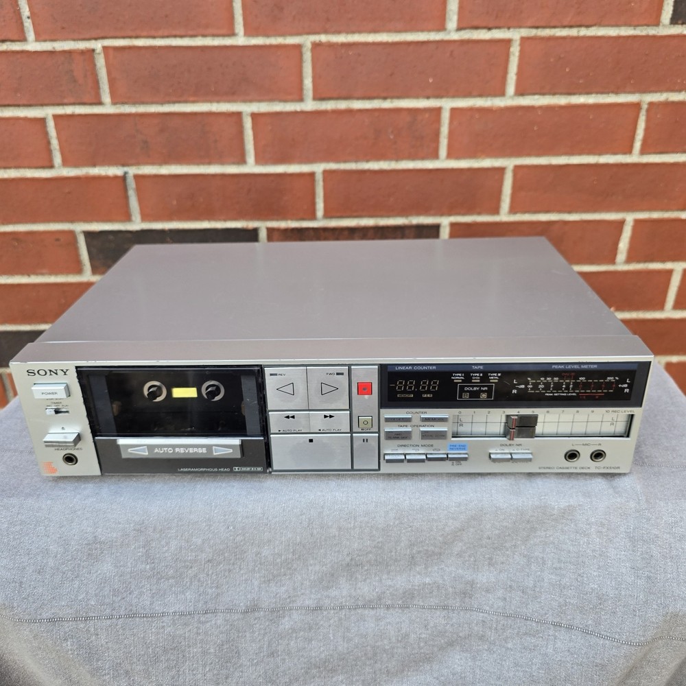SONY TC-FX510R Cassette Tape Deck - Auto Reverse, Dolby B & C - Needs Work