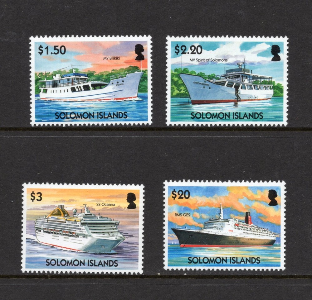 R4265  Solomon Islands  2004   ships   4v.   MNH