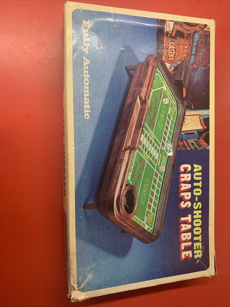 Vintage WACO Auto Shooter Craps Table Automatic Dice Roller With Box