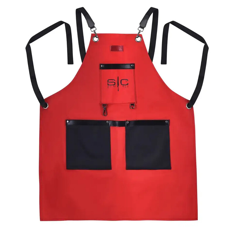 StyleCraft Red & Black Apron SC315R