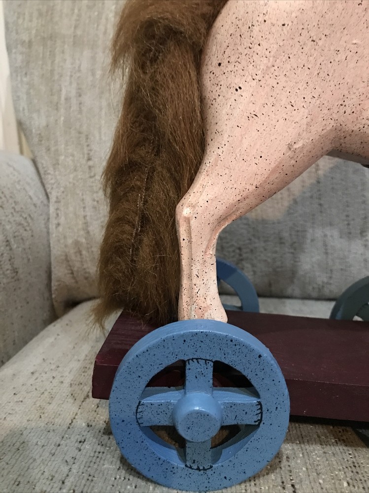 Vintage(?) Reproduction Horse Pull Toy