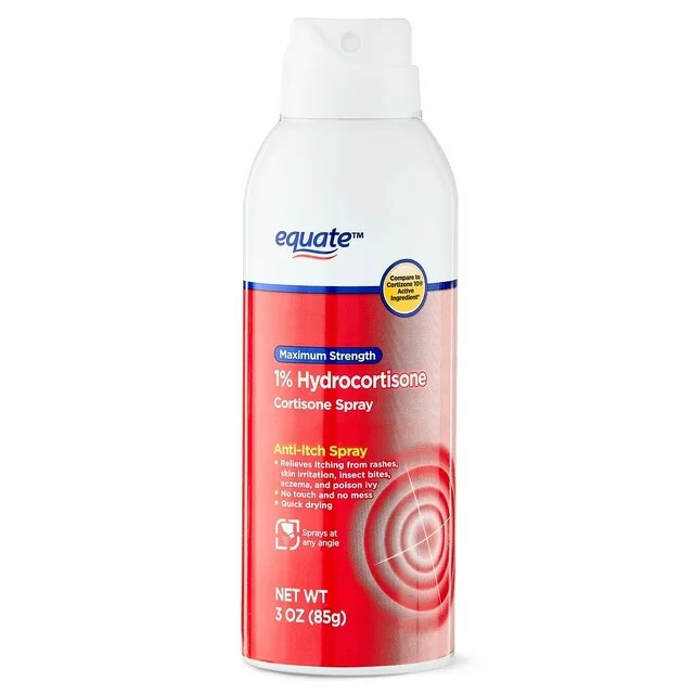 Equate Maximum Strength Anti Itch Continuous Spray, 3.0 oz