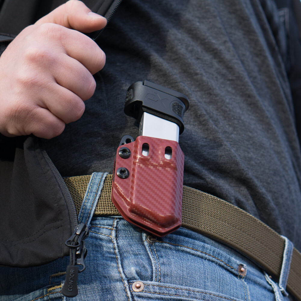 NEW Tulster Echo Mag Carrier - Universal 9mm/.40 Double Stack IWB/OWB - AMBI