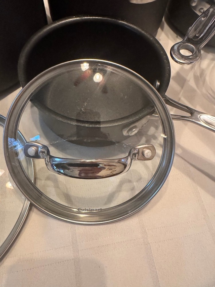 Cuisinart Hard Anodized Nonstick Cookware 12 Piece Set With Lids