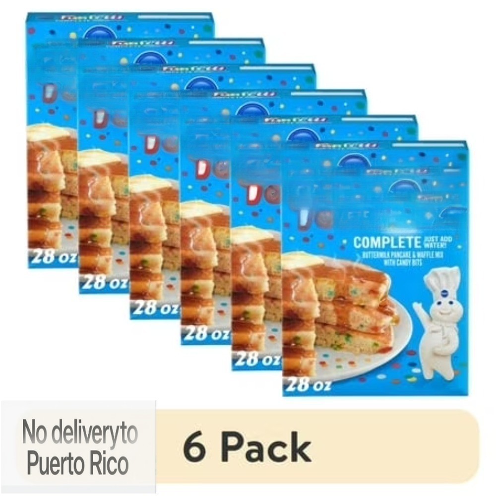 (6 pack) Complete Buttermilk Pancake and Waffle Mix,28 oz Box