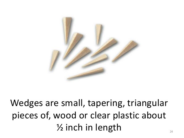 Triangular Wood Dental Wedges Small 500 Pack First Choice -