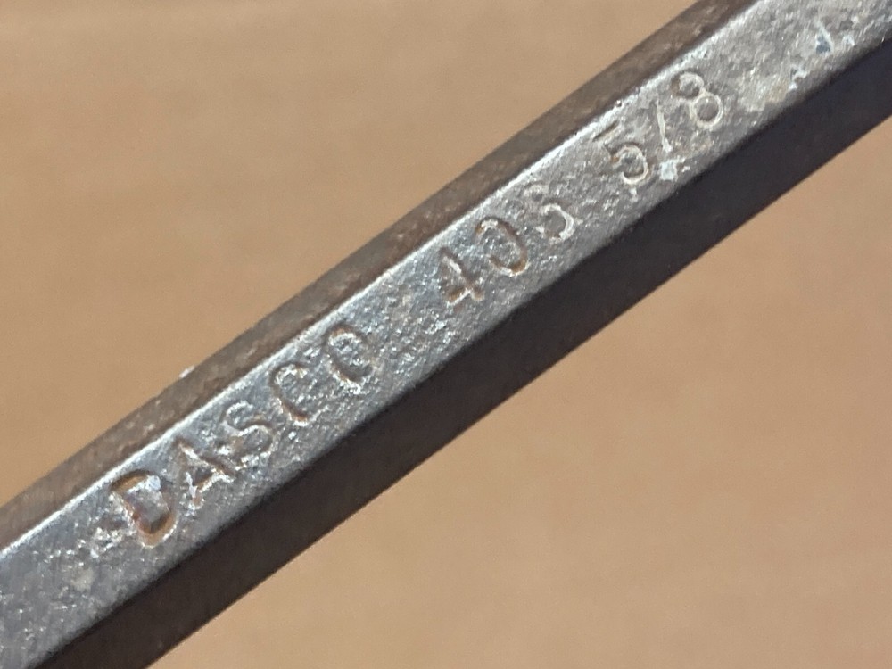 Dasco Pro 5/8" Cold Chisel 406 USA ~ Pre-Owned