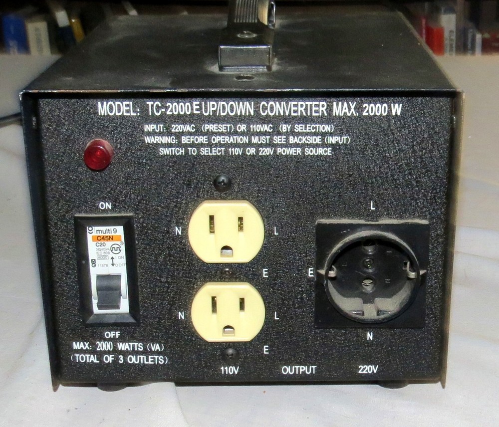Model TC-2000E Up/Down Converter Max 2000W