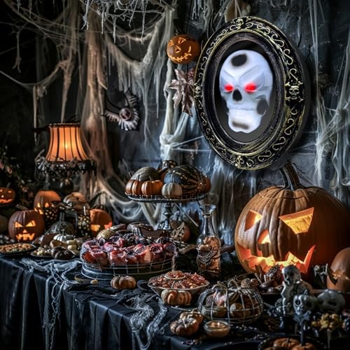 [ Motion Activated & Light Sensor Design ] Halloween Animatronic Talking Mirror
