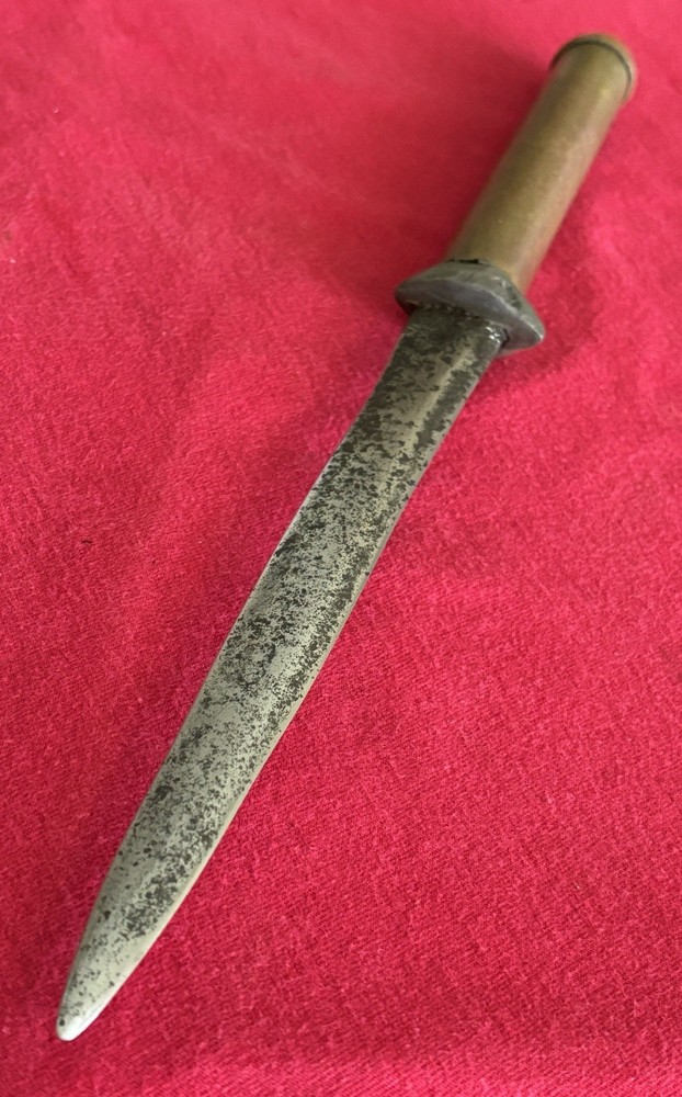 WW1 - CUSTOM MADE DAGGER - UNIQUE - HANDMADE - 100 + YEARS OLD