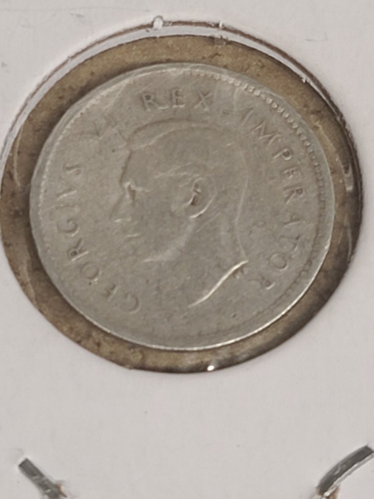South Africa Silver 3 Pence 1939