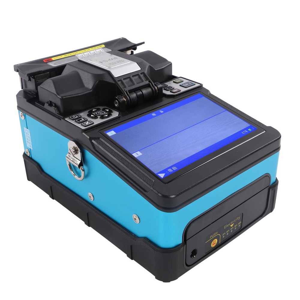 Fusion Splicer Machine Automatic Optical Fiber Cleaver Welding Toolbox Tool Kit