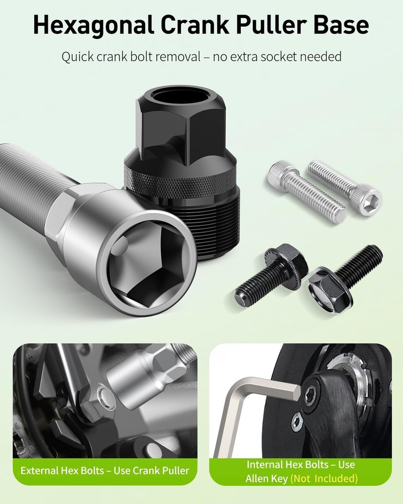 Bicycle Crank Puller And Removal Tool Bottom Bracket Maintenance Tool Kit