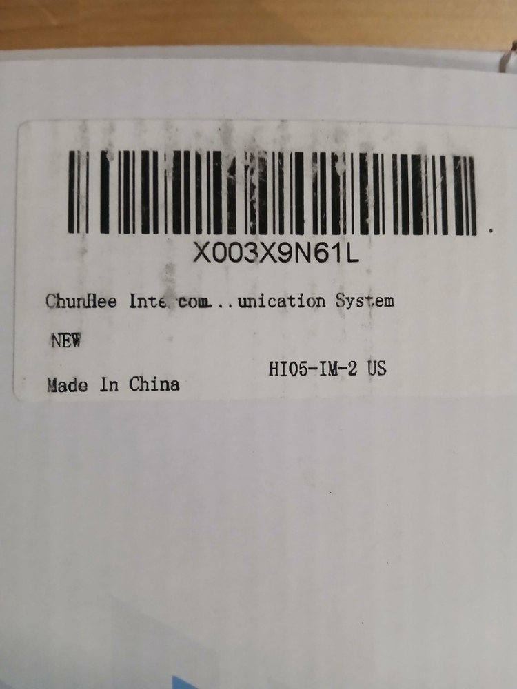 Wireless Calling System ChunHee Intercommunication System H105-IM-2