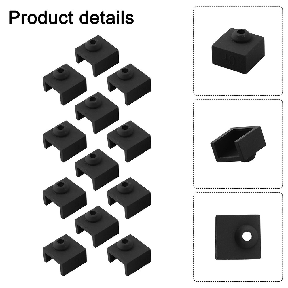Nozzle Shielding Solution Pack of 12 High Temp Resistant Silicone Covers