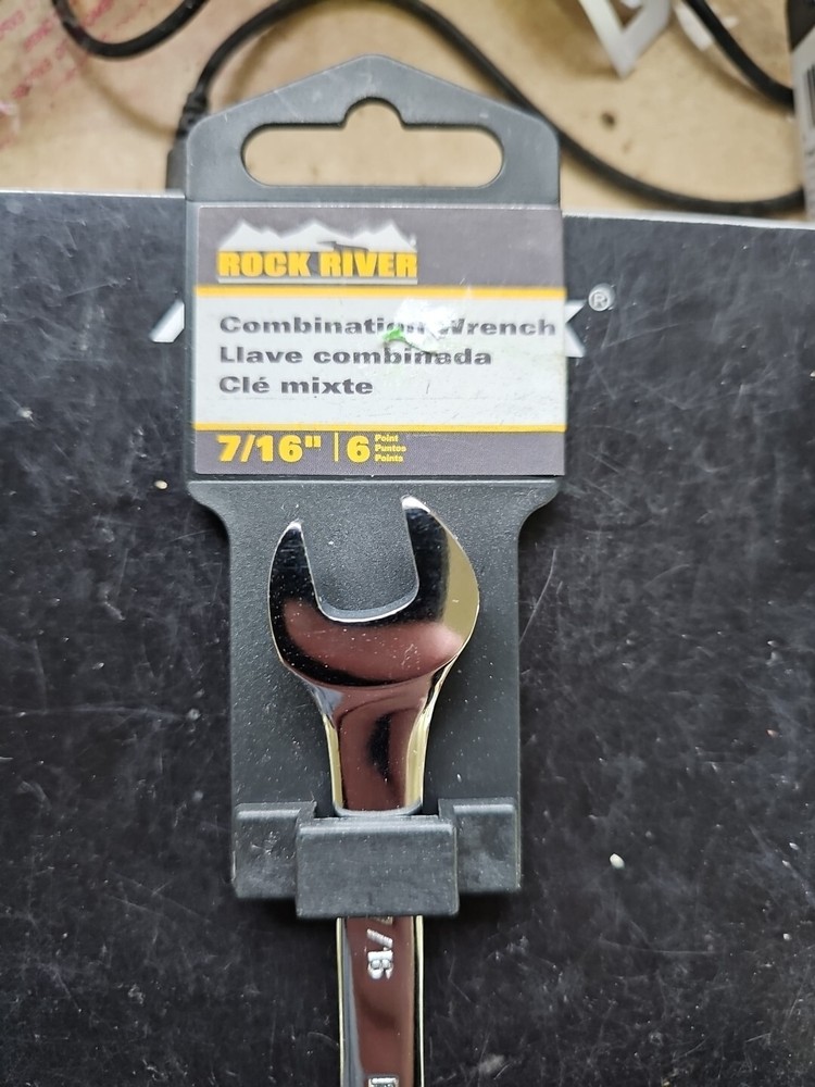 Rock River 7/16 inch Combination Wrench (new) Bin E